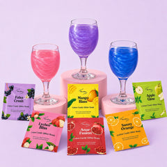 Deal of 9 Glittery Flavour Powder Sachets