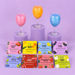 Deal of 12 Glittery Flavour Powder Sachets