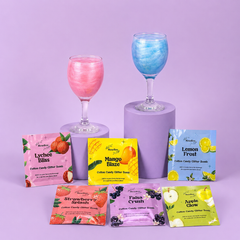 Deal of 6 Glittery Flavour Powder Sachets