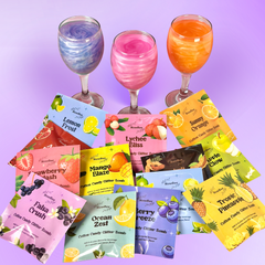 Pack of 12 Flavored Cotton Candy Glitter Bombs