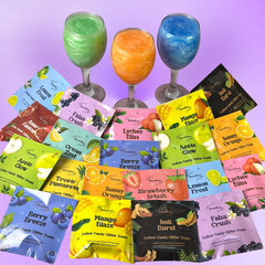 Pack of 20 Flavored Cotton Candy Glitter Bombs