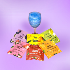 Pack of 6 Cotton Candy Glitter Bombs