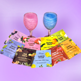 Pack of 9 Flavored Cotton Candy Glitter Bombs