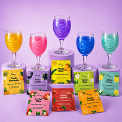 Pack of 40 Flavored Cotton Candy Glitter Bombs -Perfect for Parties and Events